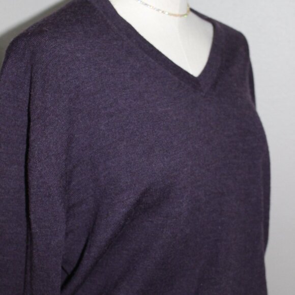 Purple Merino Wool Sweaterr - Picture 2 of 5